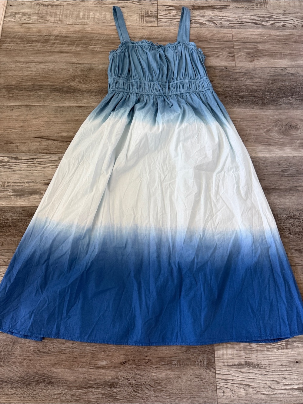 J. Crew Blue Ombre Maxi Dress